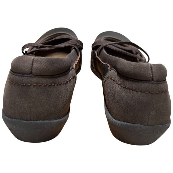 EARTH ORIGINS Leslie Women's 9.5W Leather Slip On Ballet Flats Shoes *READ* - Picture 4 of 16